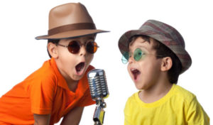 Two Kids Sing Karaoke